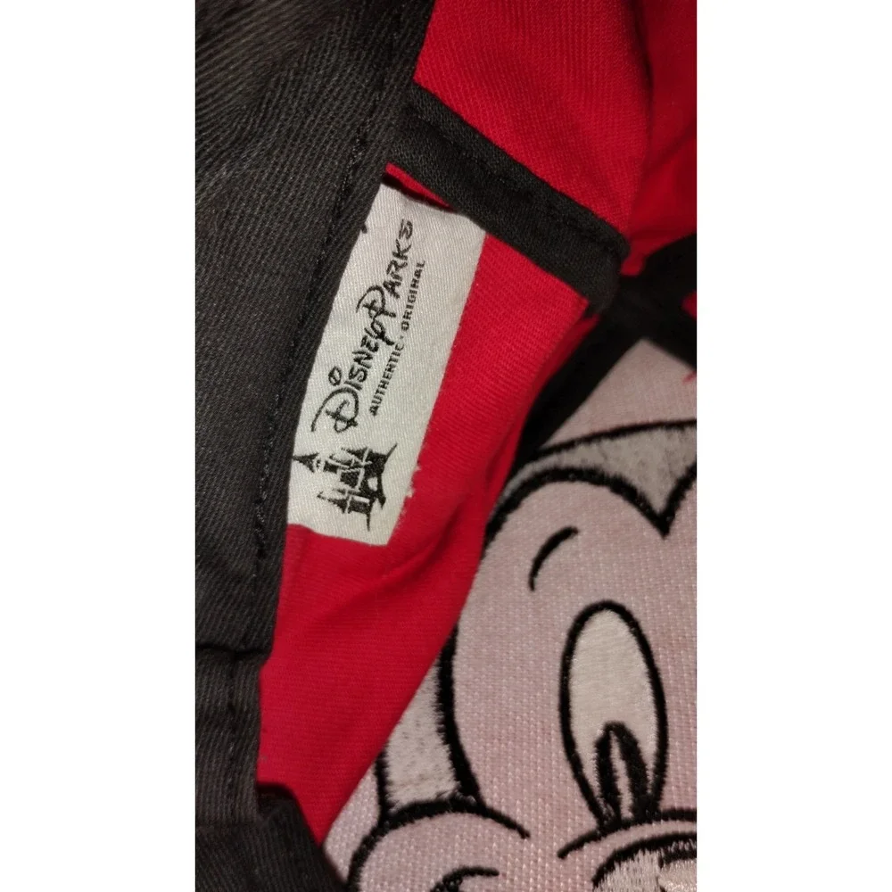 Disney Parks Mickey Mouse‎ Ear Red Yellow Cap Hat Size Small Youth EUC